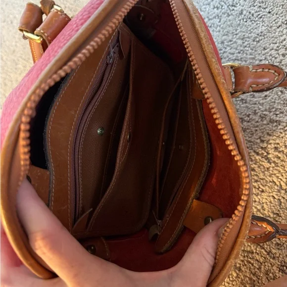Vintage Dome red dooney and bourke Handbag - Picture 7 of 8